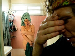 ぽっちゃり, デカ尻, デカパイ, フェラチオ, なめる, 自然山雀, オマンコ, タトゥー