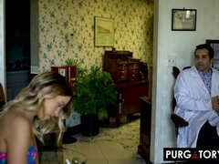 Mamada, Médico, Penetracion con dedos, Sexo duro, Lamidas, Tetas naturales, Oficina, Coño