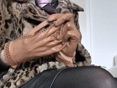 ドレス, ヨーロピアン, ドイツ人, レザー, 淫乱熟女