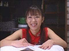 Good-looking Japanese Rimu Himeno embodies her fetish dream