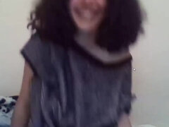 18, デカパイ, 茶髪の, ラティーナ, 喫煙, 一人, ティーン, オッパイの