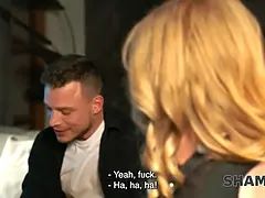 デカパイ, ブロンド, カップル, チェコ, Hd, 熟年, 自然山雀, 穴開きパンティ