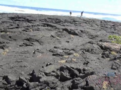 Plage, De plein air, Petite femme, Public, Rasée, Maigrichonne, Fumer, Voyeur