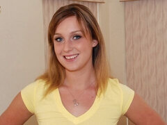 Cutie Erinn likes fucking on the casting and getting cum on her face