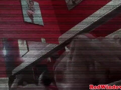 Big tits, Blowjob, Brunette, Cumshot, Dutch, Masturbation, Prostitute, Reality