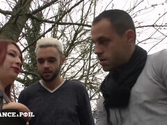 Enthousiasteling, Grote kont, Rondborstig, Groepseks, Hardcore, Moeder die ik wil neuken, Buiten, Kut duiken