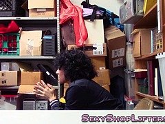Naughty teenage gets cum shots