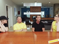 Grosser schwanz, Braunhaarige, Spermaladung, Papi, Handjob, Hd