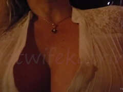 Grosser arsch, Grosse titten, Blasen, Schwanz, Fingern, Milf, Pov, Ehefrau