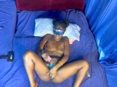 Afrikanisch, In den arsch, Schwarz, Fingern, Masturbation, Orgasmus, Spielzeuge, Hure