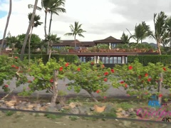 Enthousiasteling, Bruinharig, Jurk, Flashing, Vriendin, Klein, Openbaar, Kut duiken