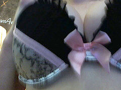 Brille, Handjob, Selbstgemacht, Lingerie, Jungendliche (18+), Tittenfick, Spielzeuge