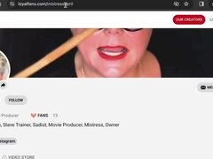 Dominatrix Mistress April Returns: Extreme BDSM Anal Fisting & Humiliation