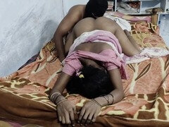 Aunt, Blowjob, Couple, Footjob, Handjob, Homemade, Indian, Milf