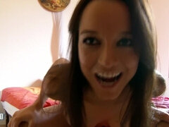 Amateur, Rubia, Morena, Hembra, Masturbación, Solo, Tetas, Camara web