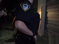 Milf cops raid a music studio after disturbance call