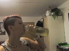 Leie, Flasche, Paar, Kurzes haar