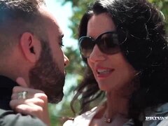 デカパイ, 巨乳な, イく瞬間, ダブル開発, エロティック, ハードコア, ストッキング, 三人