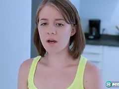 Blondine, Blasen, Spermaladung, Aufs gesicht abspritzen, Hd, Lecken, Jungendliche (18+), Titten