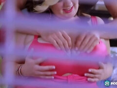 Verga grande, Tetas grandes, Rubia, Corridas, Garganta profunda, Corridas faciales, Pajear, Hd