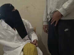 Hot Algerian Nurse in Marseille Gives Patient a Handjob - Big Cock Amateur Sex