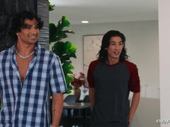 アメリカ人, デカパイ, フェラチオ, なめる, 淫乱熟女, 母, オマンコ, 現実