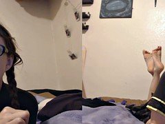 素人, 舐める尻, 足, 足フェチ, コキ