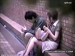 アジア人, カップル, 日本人, アウトドア