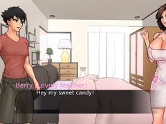 デカ尻, デカチン, 茶髪の, ゲーム, 巨大, 淫乱熟女, オマンコ, オッパイの