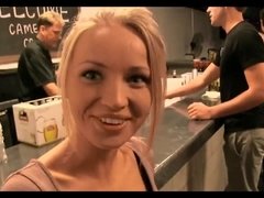 Babes, Blonde, Masturbation, Public