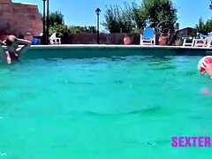 Любители, Пляж, Немки, Молоденькие, Сиськи