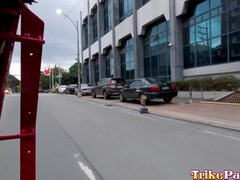 アジア人, フィリピン女性, ジム, 異人種間, 小柄, ラフ, ショートヘア, オッパイの