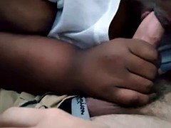 Tir de sperme, Interracial, Suçant