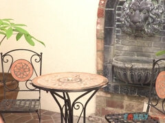 デカパイ, 茶髪の, 巨乳な, 彼女, ハードコア, マッサージ, 自然山雀, オッパイの