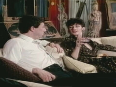 Playful retro chick loves having classic hardcore fuck with rather guys