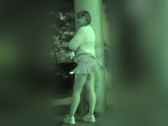 18 ans, Gros cul, Brunette brune, Femelle, De plein air, Culottes ou slips, Petite femme, Chatte