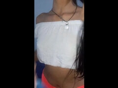 Latina Teen 18: Stunning College Girl Bathing After Anal Play. Genuine Home Video