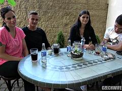 Tussi, Blasen, Hardcore, Rasiert, Ehefrau, Frauentausch