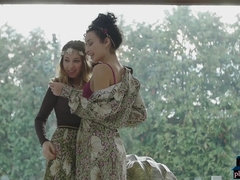 美女, ビーチ, 彼女, 裸, アウトドア, ソフトコア, ティーン, オッパイの