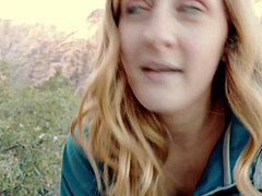 youthful Couple Fuck on Public Nature Trail - Horny Hiking - Outdoor sex pov