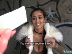 Darcia Lee gets nailed under a bridge in public for cash