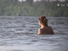 Strand, Klassisch, Schwanz, Natürlich, Nudist, Orgasmus, Muschi, Titten