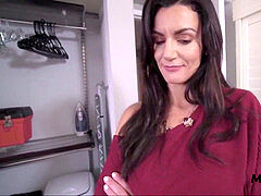 Black-haired, taboo-family, big-tits