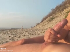 Amateur, Plage, Gros seins, Sucer une bite, Tir de sperme, Exhib, Mère que j'aimerais baiser, De plein air
