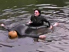 Фетиш, Латекс, На природе