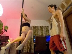 Messy creampie during period sex on his huge cock, hoping to avoid pregnancy