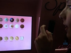 Cuarto de baño, Sucio, Vestido, Novia, Tacones, Pov, Coño, Mojado