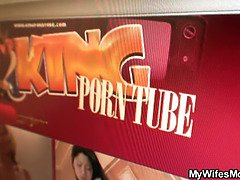 Skinny old mother inlaw ride his cock