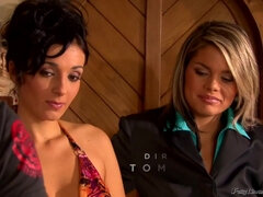 フェティッシュ, 女 人男 人, ハードコア, 淫乱熟女, パンティ, オマンコ, ストッキング, 三人