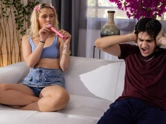 Grote kont, Grote lul, Blond, Pijpbeurt, Handbeurt, Likken, Masturbatie, Kort haar